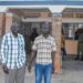 The suspects accused of soliciting a bribe of UGX 23million from a contractor at Arua CPS. PHOTO URN.