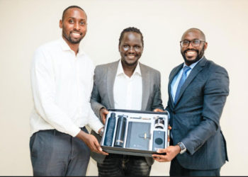 Officials of Uganda Baati and E-Trade and Startup Association ready to venture into e-commerce.