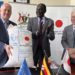 Japan donated the rice towards Uganda's refugee response.