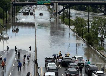 Toronto Flood July 2024 - Image might be subject to Copyright