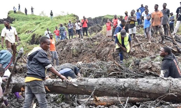 The scene at Kiteezi is one of utter despair. Families who woke up to begin their day were met with an unimaginable horror—a wall of waste engulfing their homes, leaving them trapped and helpless. Image maybe subject to copyright.