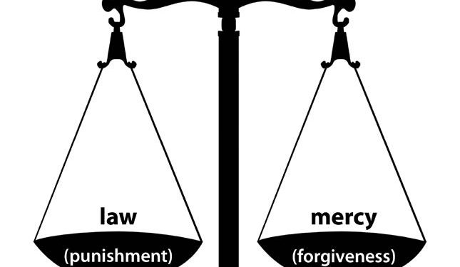 “To forgive is divine,” they say, ignoring that forgiveness without justice is nothing but cheap sentimentality, an abomination against true justice. Image maybe subject to copyright.