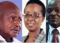 Museveni, Kagina and Katumba Wamala. Image maybe subject to copyright.