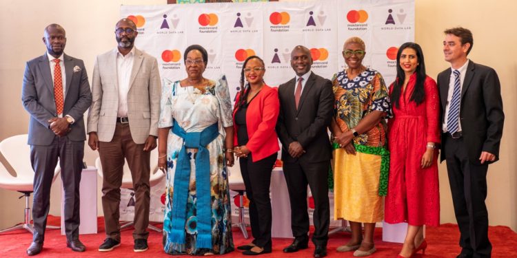 Hon. Joyce Sabbosa ssebugwawo, Minister of State for Information Communication Technology and National Guidance, Mastercard team, Resident representative, UNDP Uganda, Nwanne Vwede-Obahor