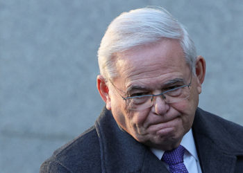 Former U.S. Senator Robert Menendez (D-NJ) leaves Federal Court, on the day of sentencing in his bribery trial in connection with an alleged corrupt relationship with three New Jersey businessmen, in New York City, U.S., January 29, 2025. REUTERS/Brendan McDermid