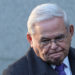 Former U.S. Senator Robert Menendez (D-NJ) leaves Federal Court, on the day of sentencing in his bribery trial in connection with an alleged corrupt relationship with three New Jersey businessmen, in New York City, U.S., January 29, 2025. REUTERS/Brendan McDermid