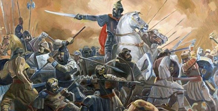 The notion that the Crusades were simply a response to the Muslim conquests of Christian lands is a gross oversimplification. Image maybe subject to copyright.