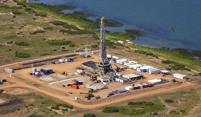 The Kingfisher well, Block 3A, sits at the Lake Albert Rift Basin, in Uganda.