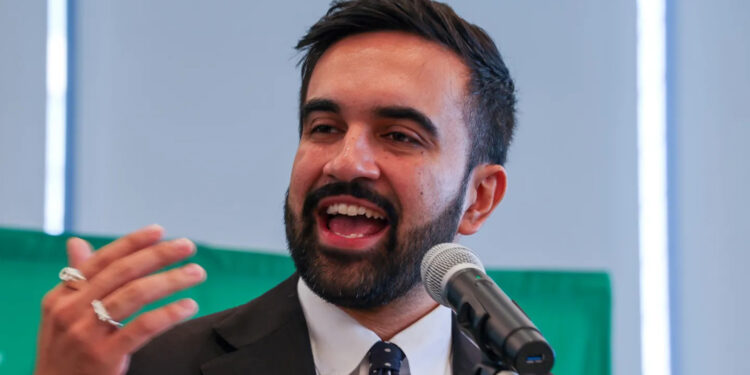 Mamdani surprised by handily winning New York City's Democratic mayoral primary last month, but many in the Democratic establishment have yet to fully embrace the socialist nominee.  (Spencer Platt/Getty Images)